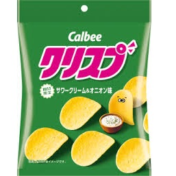 カルビー クリスプサワークリーム&オニオン味
