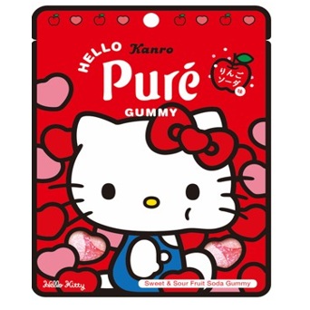 特注品：カンロ ピュレグミ×ハローキティりんごソーダ味