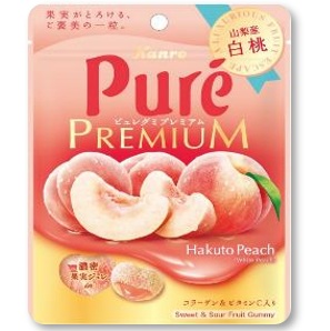 カンロ ピュレグミプレミアム山梨県産白桃