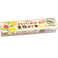 カンロ マルゴトシボッタ果実のど飴フタツノモモ