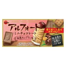 ブルボン アルフォートミニチョコレート和栗モンブラン