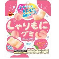 ブルボン しゃりもにグミピーチ味