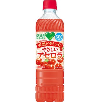 特注品：サントリー GREEN DA・KA・RAヤサシイアセロラ