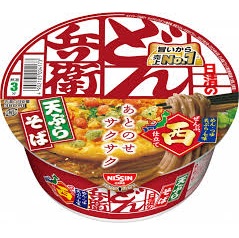 特注品：日清 どん兵衛 天ぷらそば西