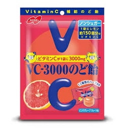 ノーベル VC3000のど飴ピンクグレープフルーツ