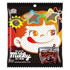 特注品：不二家 BLACKミルキー(コーラ味)袋