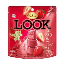 不二家 プレミアムルック(あまおう苺)パウチ