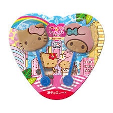 特注品：不二家 ハローキティ&マイメロディチョコ日焼けS