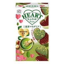 特注品：不二家 ハートクッキー(抹茶マカダミア)