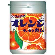 丸川製菓 オレンジマーブルガムボトル