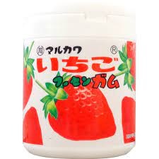 特注品：丸川製菓 いちごマーブルガムボトル