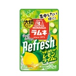 森永製菓 大粒ラムネRefreshレモンライム味