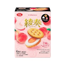 特注品：YBC 綾奏 白桃×クリームチーズ