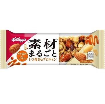 特注品：ケロッグ 素材マルゴトプロテインバーキャラメルナッツ