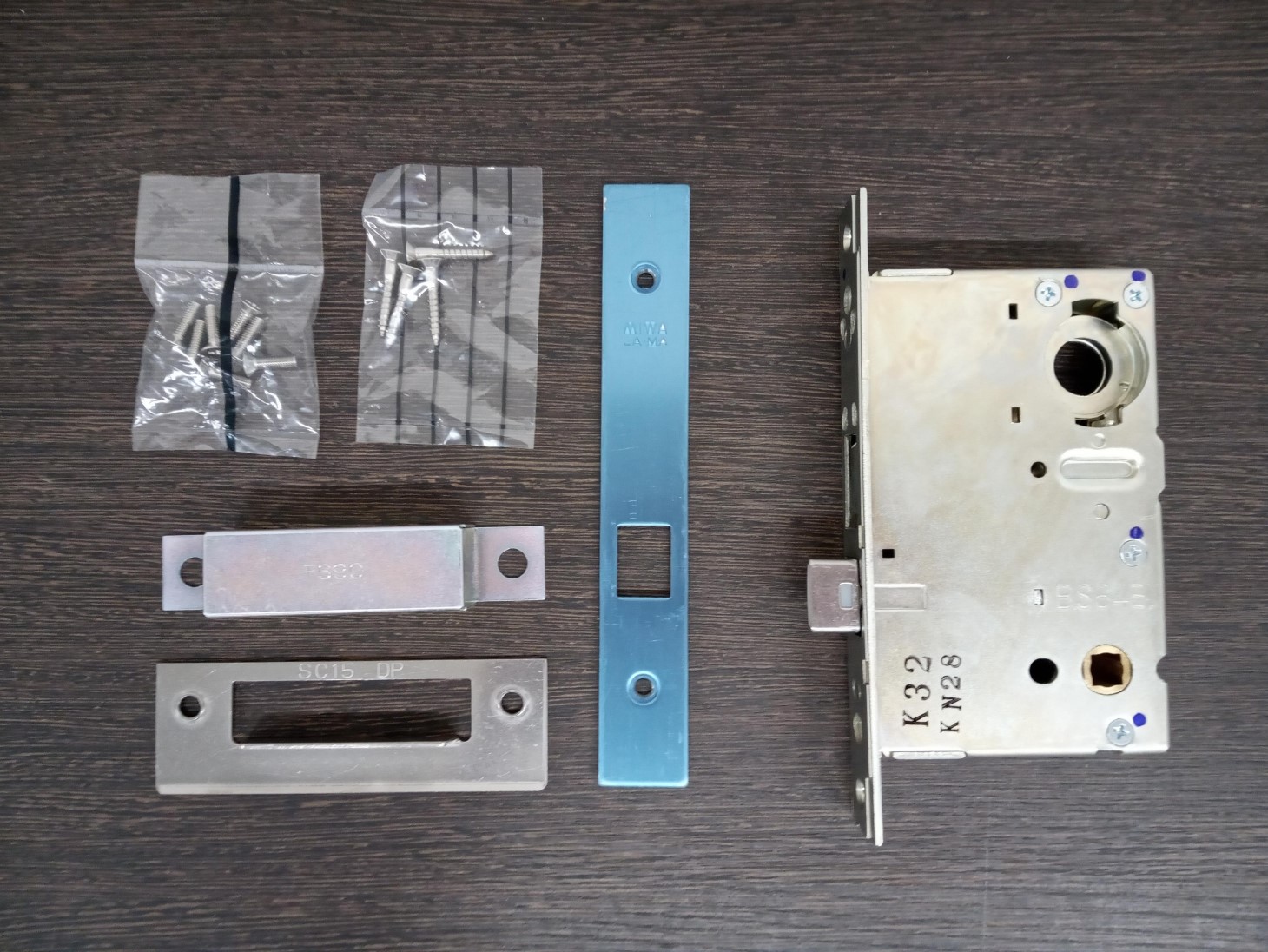美和ロック レバーハンドル錠 LAS-0 BS64 DT33～41 ST SK=DP(L24)