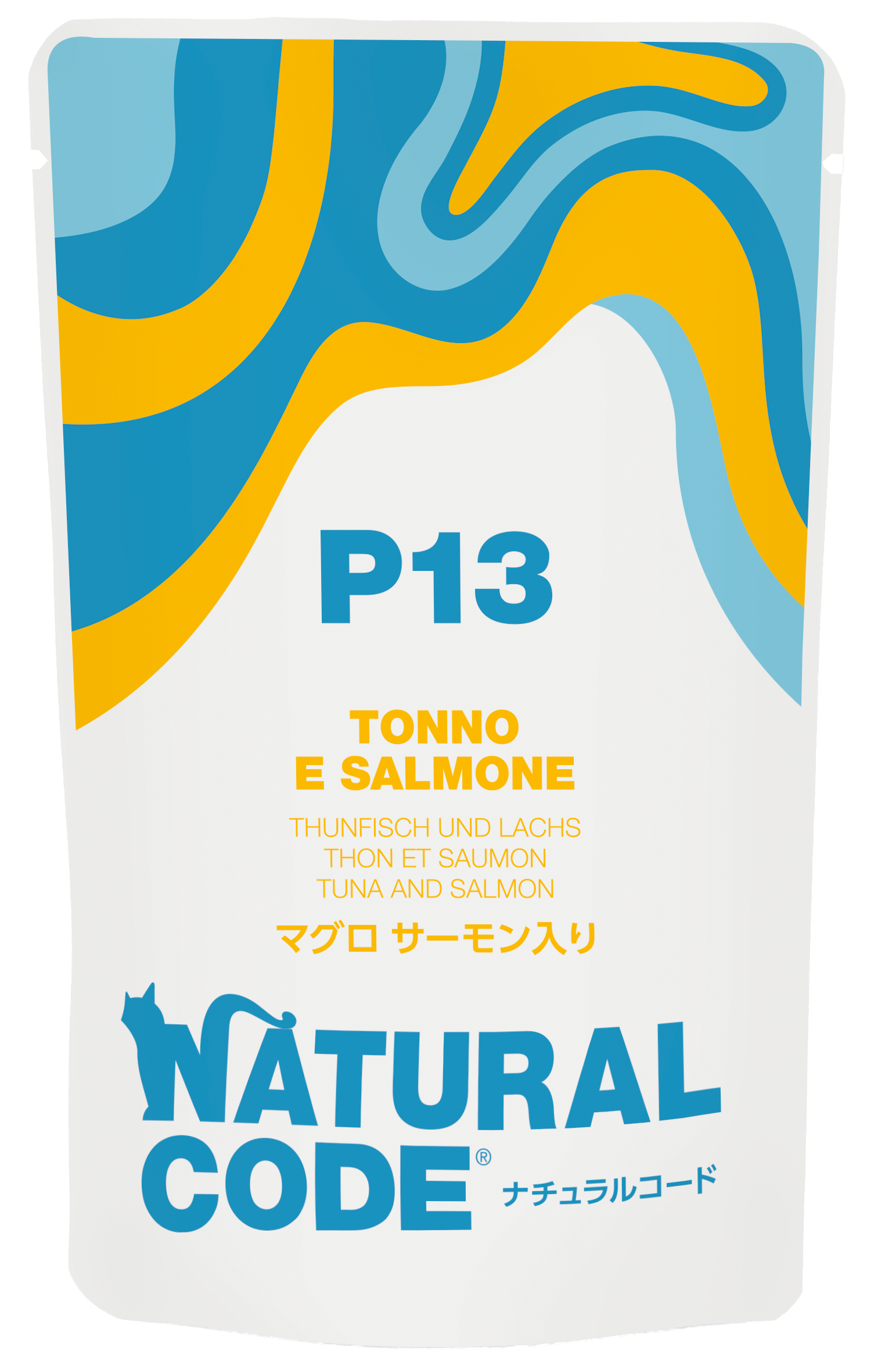 ＮＣＰ１３　マグロ　サーモン入りパウチタイプ