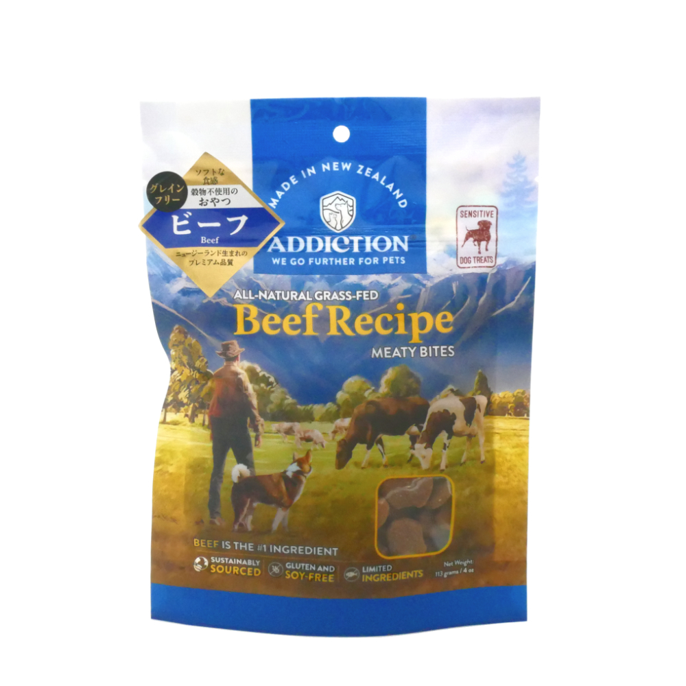 アディクション　ミーティバイツ　グレインフリー　ビーフ