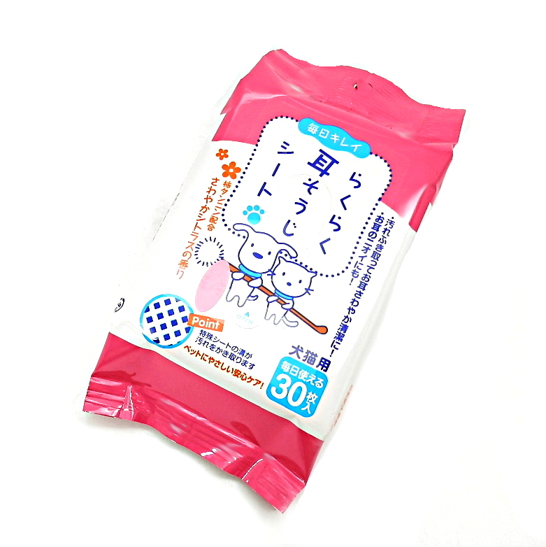 スーパーキャット　らくらく耳そうじシート