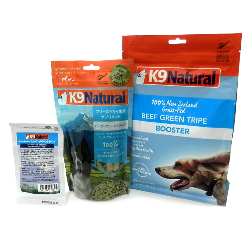 Ｋ９Ｎａｔｕｒａｌ　フリーズドライ　ビーフグリーントライプ　