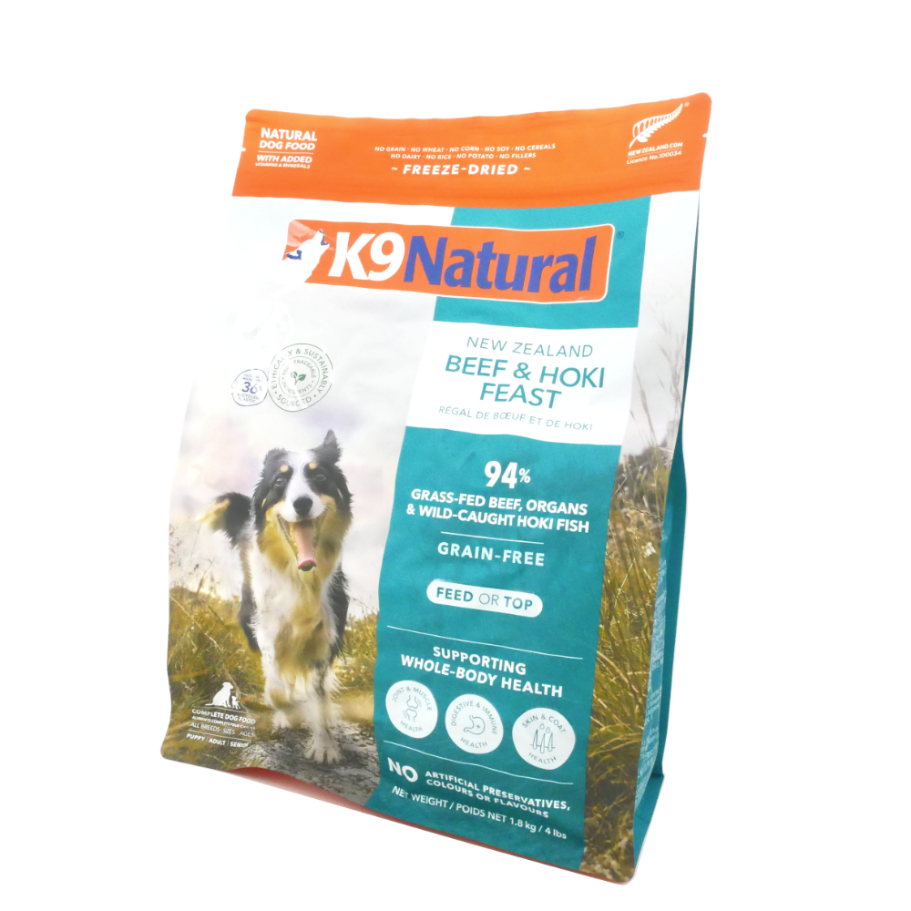 Ｋ９Ｎａｔｕｒａｌ　フリーズドライ　ビーフ＆ホキフィースト