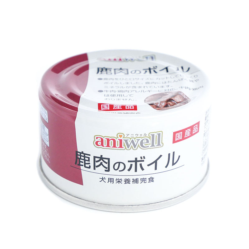 d.b.f.アニウェル　鹿肉のボイル缶
