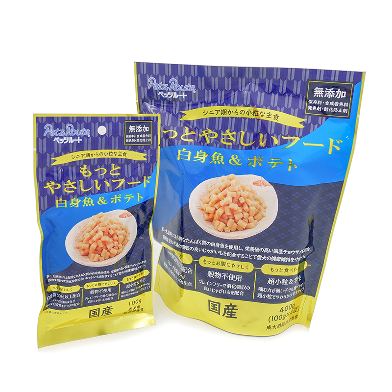 ペッツルート　もっとやさしいフード　白身魚＆ポテト
