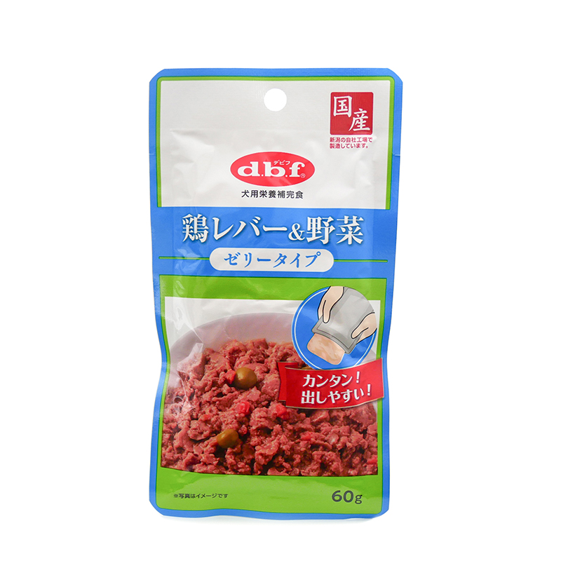 d.b.f. 　鶏レバー＆野菜　ゼリータイプ