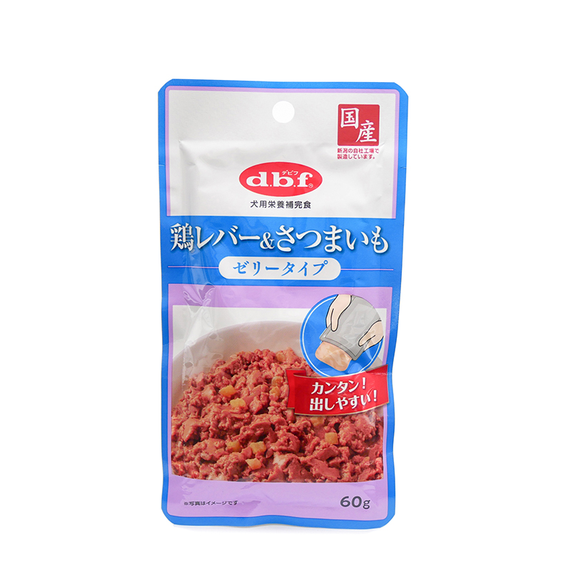 d.b.f. 　鶏レバー＆サツマイモ　ゼリータイプ