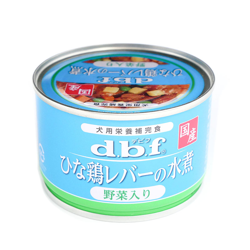 d.b.f.　ヒナ鶏レバーの水煮（野菜入）