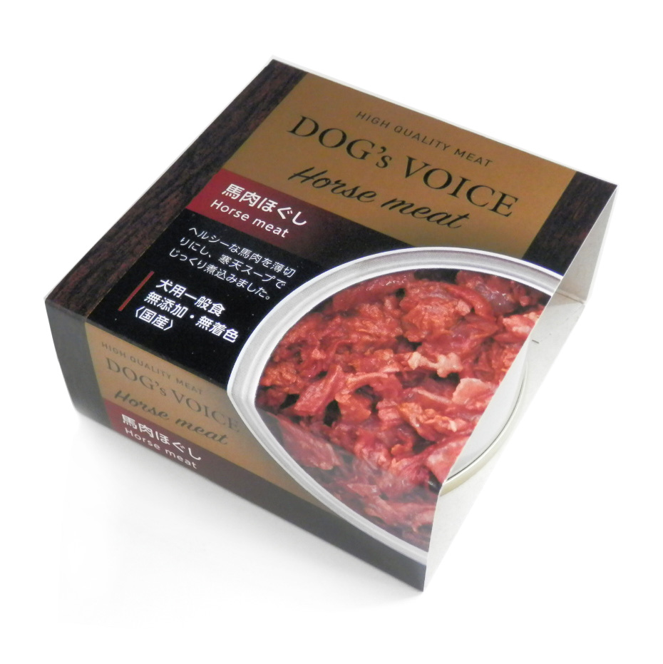 ヴォイス　ドッグ缶　低アレルゲン　馬肉ほぐし