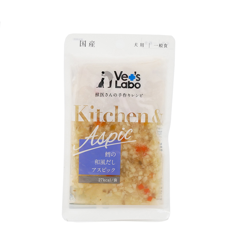 ジャパンペットコミュニケーションズ　Kitchen&Aspic　鱈の和風だしアスピック