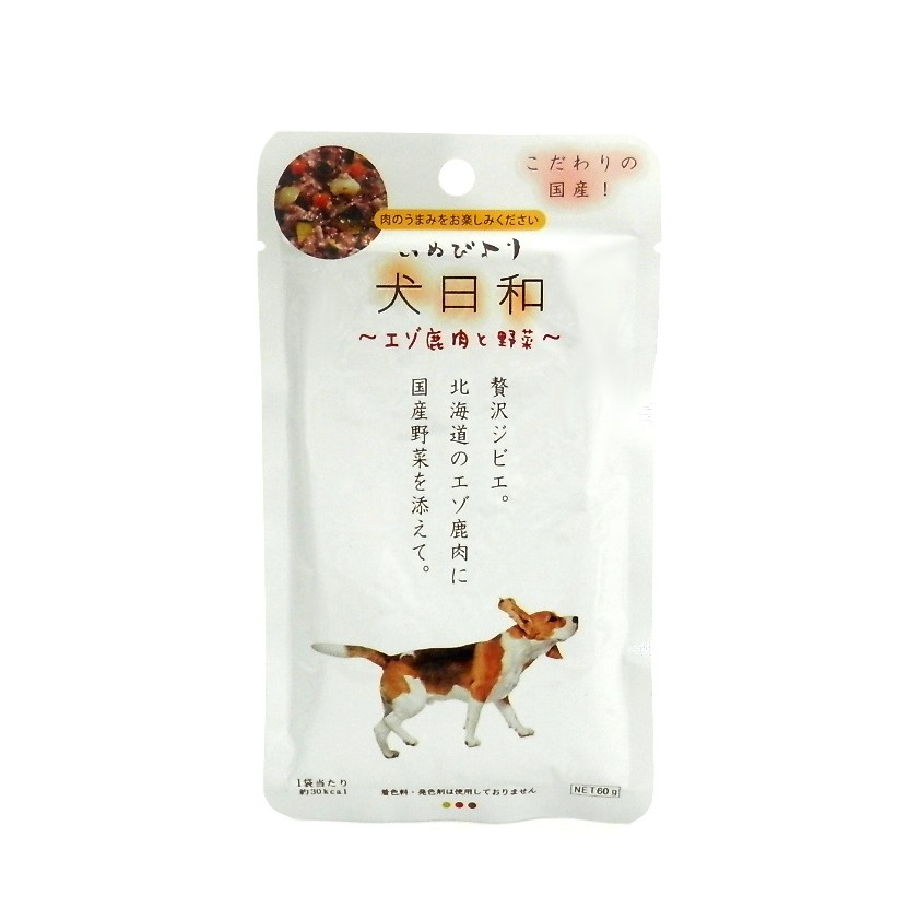 わんわん　犬日和　レトルト　エゾ鹿肉と野菜