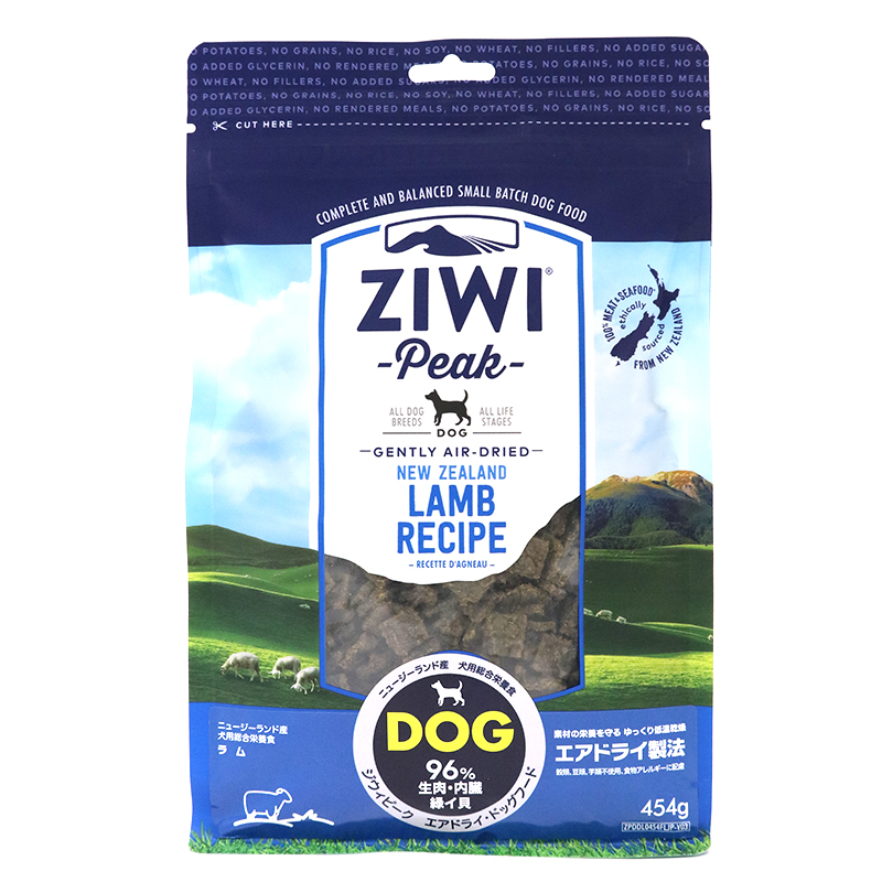 Ｚｉｗｉ Ｐｅａｋ　エアドライ　ドッグフード　ラム