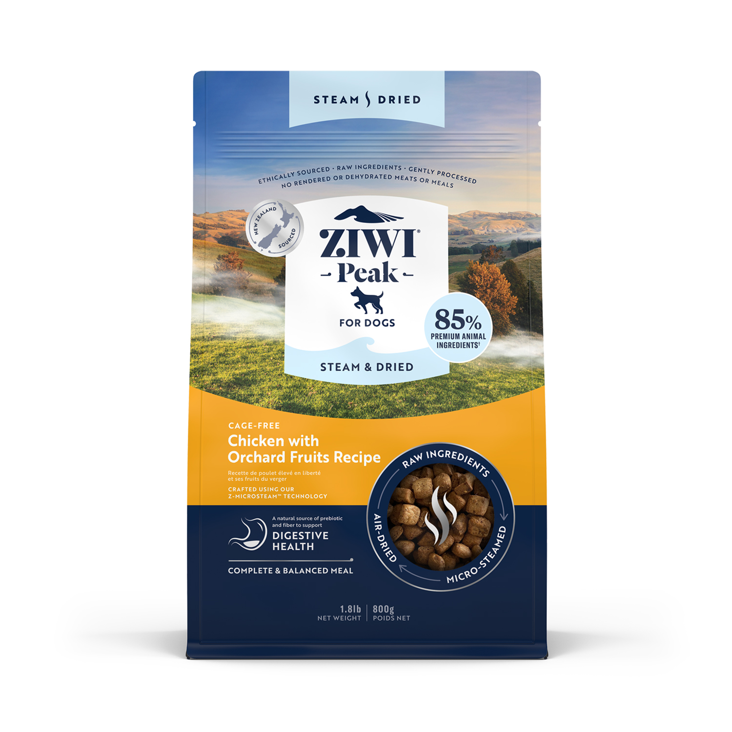 Ｚｉｗｉ Ｐｅａｋ　スチーム＆ドライ　ドッグフード　チキン