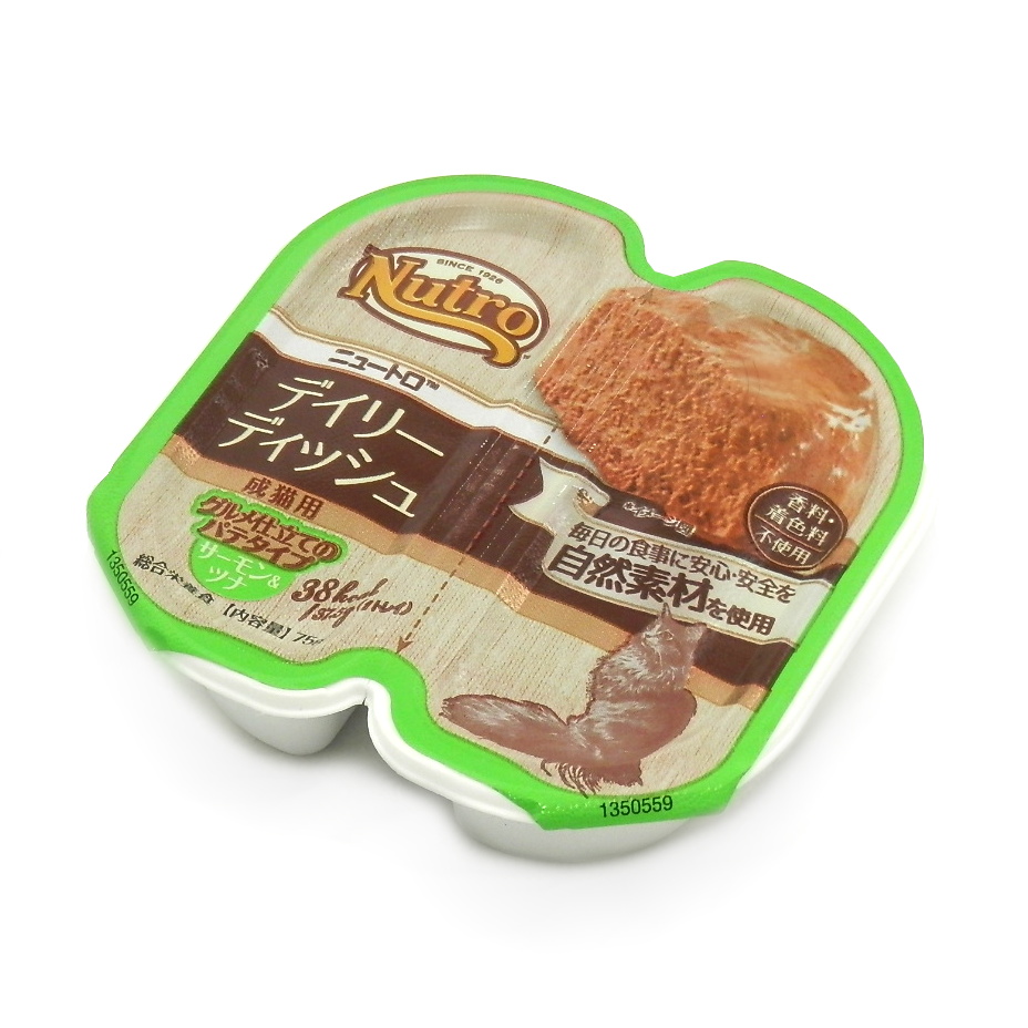 ニュートロ　デイリーディッシュ　成猫用　サーモン＆ツナ　パテ