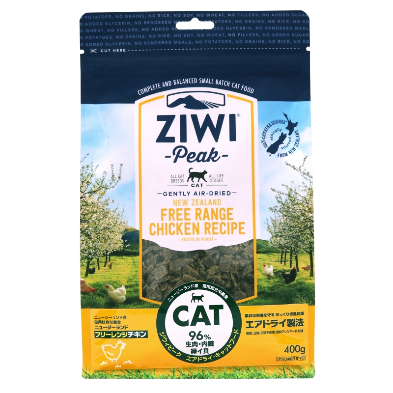 Ｚｉｗｉ Ｐｅａｋ　エアドライ　キャットフード　フリーレンジチキン