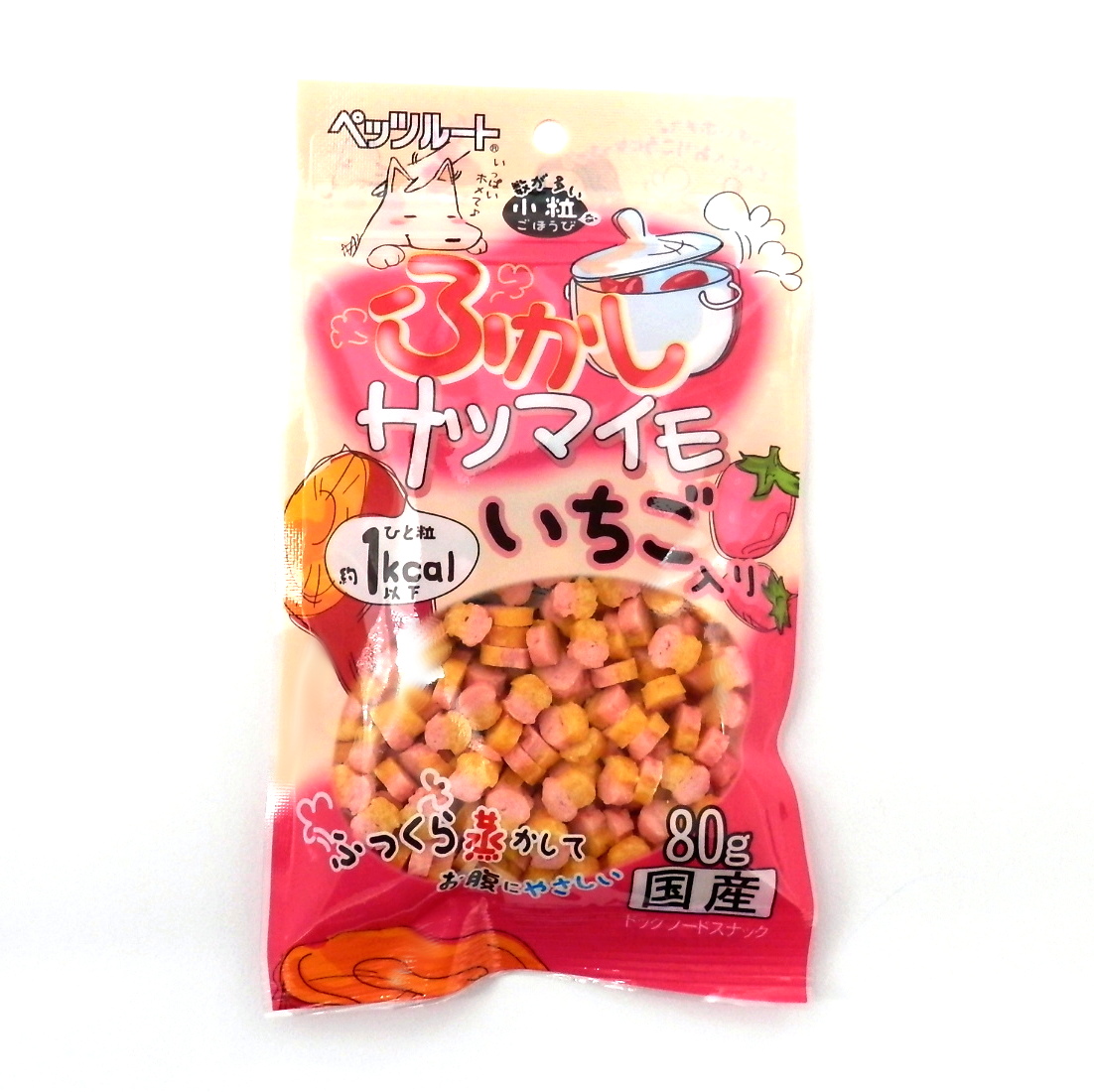 ペッツルート　ふかしサツマイモ　いちご入り