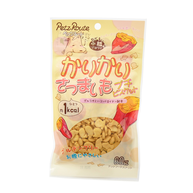 ペッツルート　かりかりさつまいも　プチビスケット