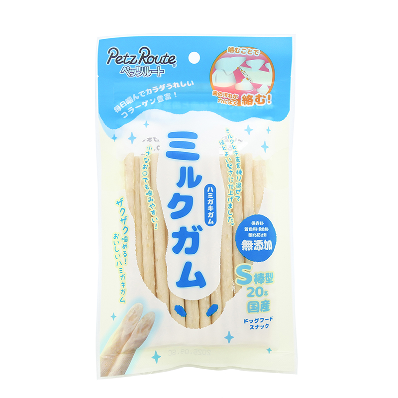 ペッツルート　ミルクガム　Ｓ棒型