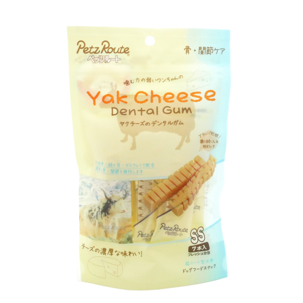 ペッツルート　ヤクチーズのデンタルガムＳＳ　骨・関節