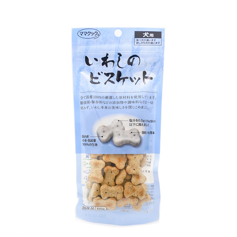 ママクック　New犬用　いわしのビスケット