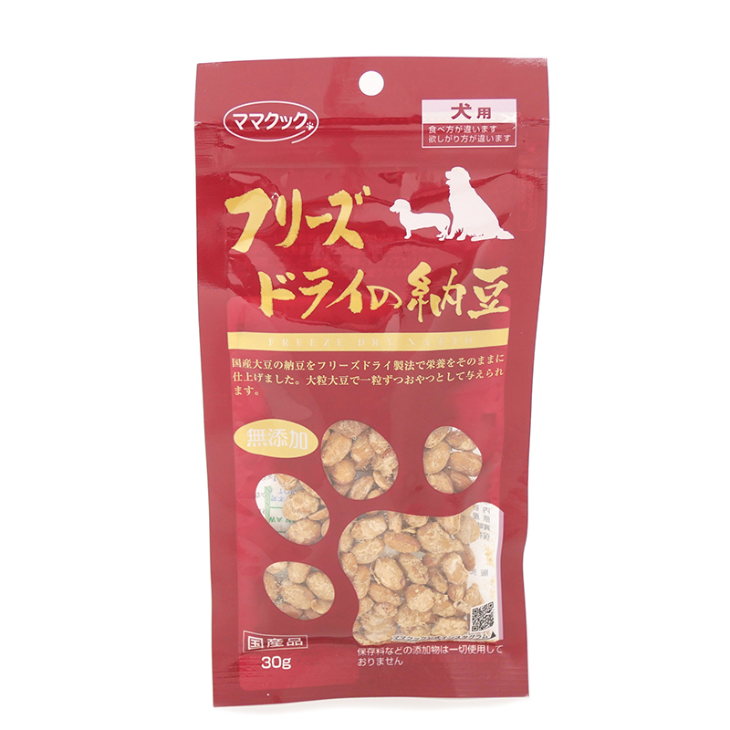 ママクック　フリーズドライの納豆　犬用