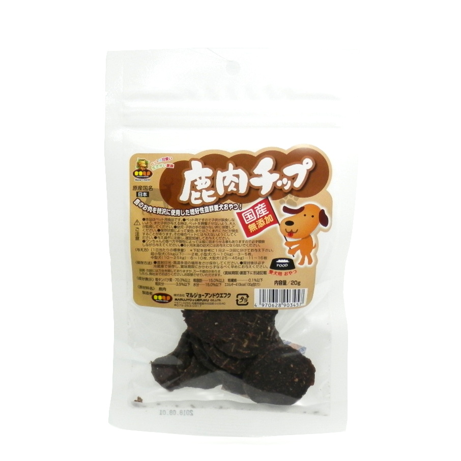 マルジョー＆ウエフク　国産鹿チップ　