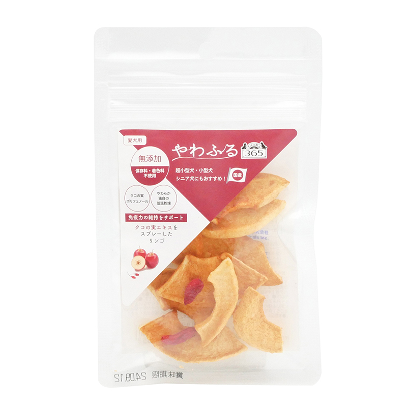 新東亜交易　ペットノ恵３６５　ヤワフルリンゴ　スライスカット