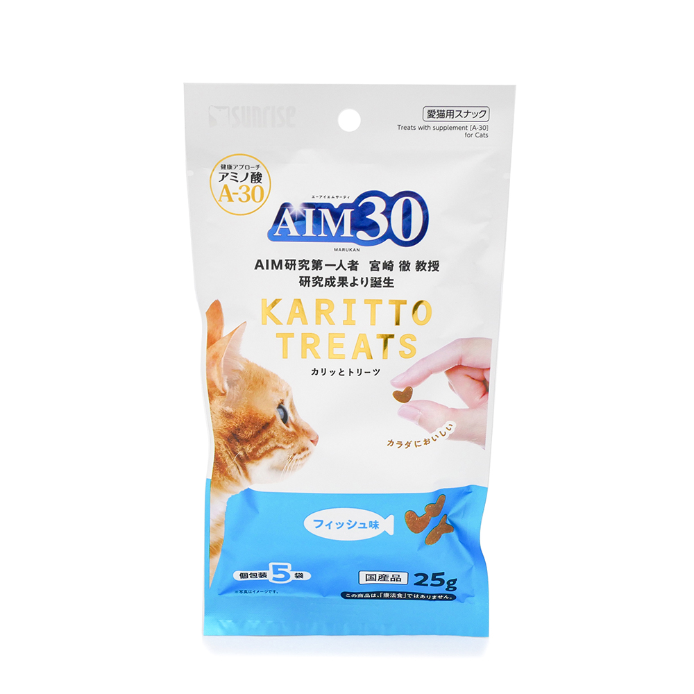 マルカン　サンライズ　ＡＩＭ３０　カリッとトリーツ　フィッシュ味