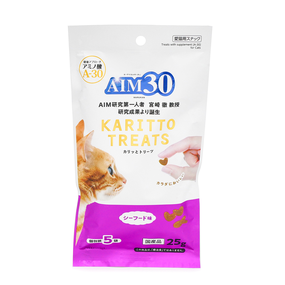 マルカン　サンライズ　ＡＩＭ３０　カリッとトリーツ　シーフード味