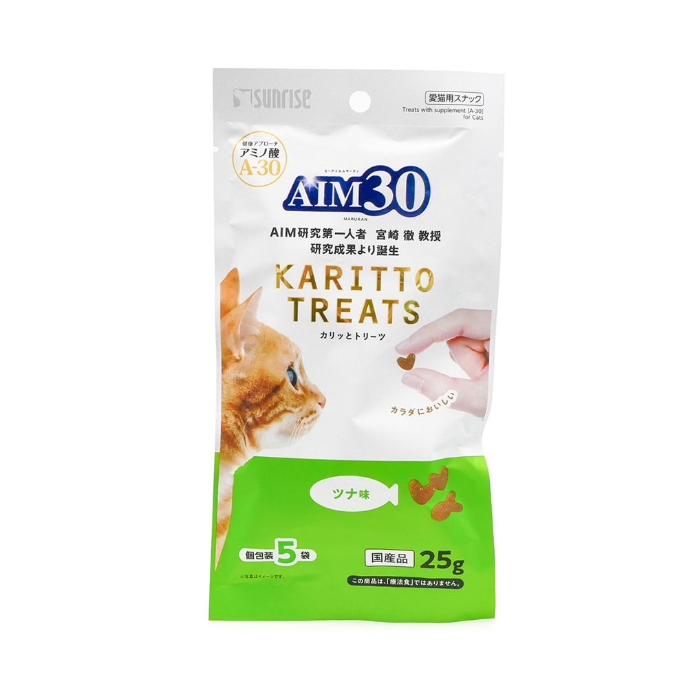 マルカン　サンライズ　ＡＩＭ３０　カリッとトリーツ　ツナ味