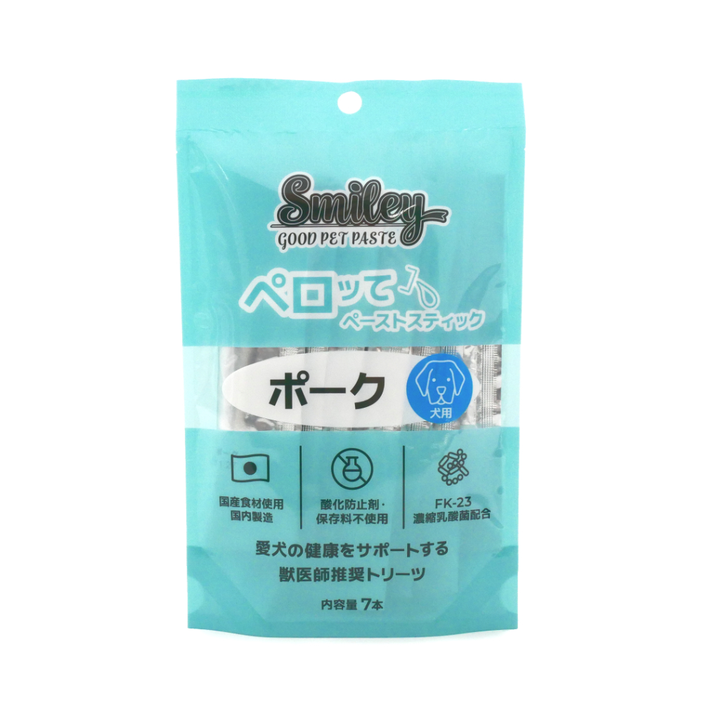 ＱＩＸ　Ｓｍｉｌｅｙ　犬用　ペロッて　ポーク
