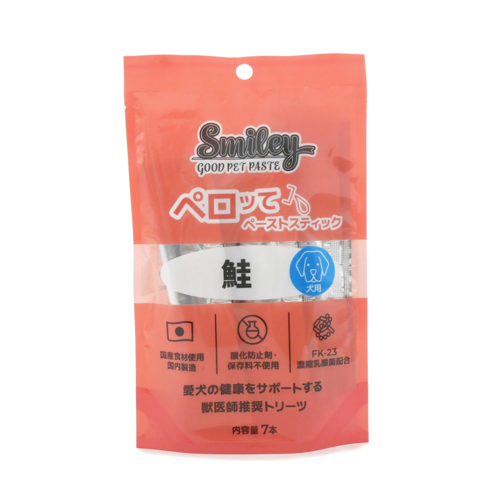 ＱＩＸ　Ｓｍｉｌｅｙ　犬用　ペロッて　鮭