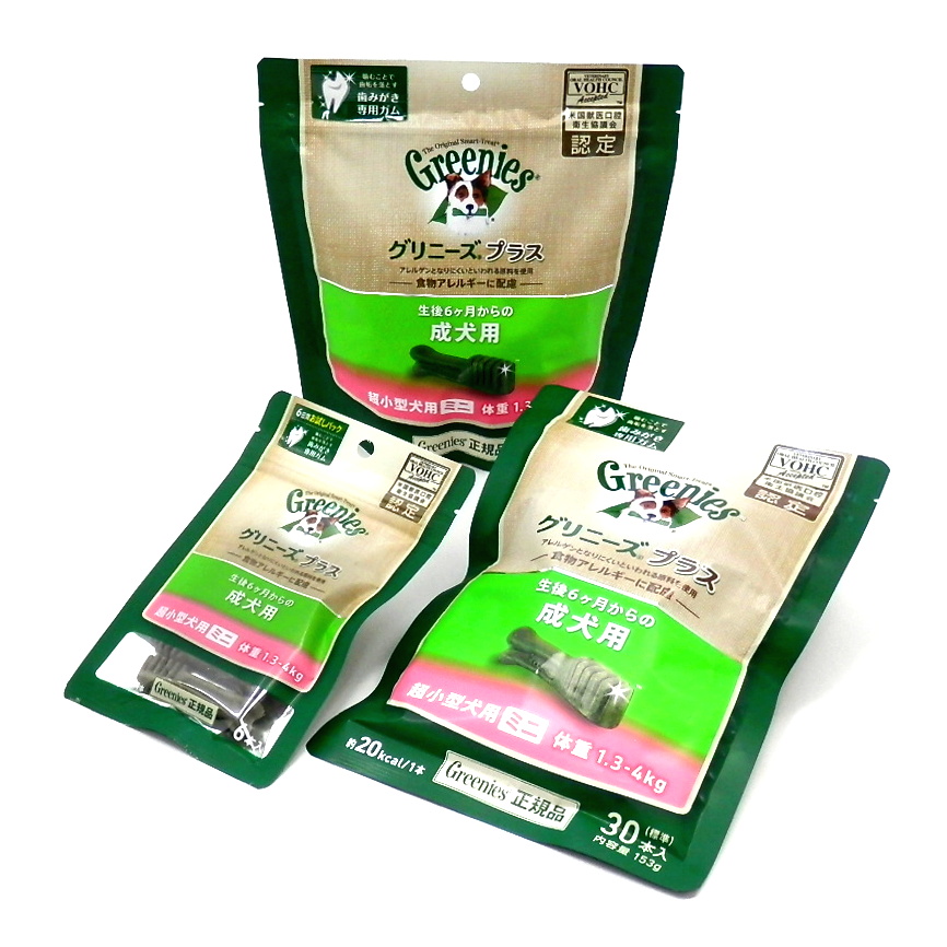 マースジャパン　グリニーズ　プラス【成犬】超小型ミニ　１．３－４ｋｇ